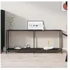 Image de Table console Noir 180x35x75,5 cm Verre trempé331705