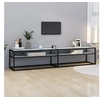 Image de Meuble TV Marbre blanc 200x40x40,5 cm Verre trempé331728
