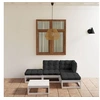 Image de Salon de jardin modulable bois massif 5 personnes 5 pieces 70.0 x 70 x 30 cm gris
