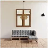 Image de 4-delige Loungeset met kussens massief grenenhout3076534