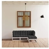 Image de Salon de jardin 4 pcs avec coussins Bois de pin massif