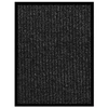 Image de Deurmat 40x60 cm gestreept antracietkleurig331607