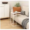 Image de Table d appoint Blanc 40x30x59 cm Bois d ingénierie