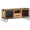 Image de Meuble TV 110x31x46 cm Bois de manguier brut