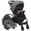 Image de Poussette pour Bébé 3-en-1 Landau Pliable pour Tout-petit Enfants orte-bébé Siège Auto pour Bébé Poussette de Voyage 10377