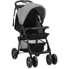 Image de Kinderwagen 2-in-1 staal lichtgrijs en zwart10383