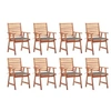 Image de Lot de 8 chaise polyester 92 cm gris
