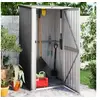 Image de Abri de Jardin Hangar de Stockage Abri de Rangement Remise à Outils Maison de Rangement Extérieur Anthracite 150901