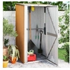 Image de Abri de Jardin Hangar de Stockage Abri de Rangement Remise à Outils Maison de Rangement Extérieur Marron 150902