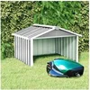 Image de Abri pour Robot de Jardin Abri pour Tondeuse à Gazon Robotisée Rangement d'Outils Hangar Arrière-cour 92x97x63 cm 150908