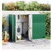 Image de Abri à Outils de Jardin Remise de Stockage Organisateur d'Outils Cabane de Rangement Extérieur Vert 225x89x161 cm 316213