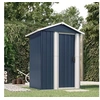 Image de Abri de jardin Anthracite 126x97,5x177 cm Acier galvanisé, rangement de jardin pour les outils, rangement pour outils 316235