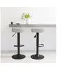 Image de Tabourets de bar lot de 2 gris velours332995