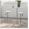 Image de Lot de 2 chaise de bar H. 53 cm non pliable interieur en plastique blanc