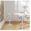 Image de Tabourets de bar lot de 2 gris similicuir333102