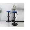 Image de Tabourets de bar lot de 2 bleu velours333147