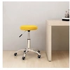 Image de Chaise pivotante de bureau, Jaune moutarde, Velours
