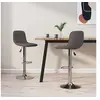Image de Tabourets de bar lot de 2 taupe tissu333954