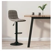 Image de Tabouret de bar Gris clair Velours333980