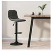 Image de Tabouret de bar Gris foncé Velours