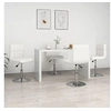 Image de Chaises à manger lot de 4 blanc similicuir