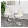 Image de Lot de 2 chaise interieur non pliable H. 71 cm en plastique beige