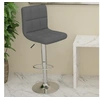Image de Tabouret de bar Gris Similicuir