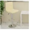 Image de Tabouret de bar Crème Tissu334231