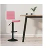 Image de Barkruk fluweel roze334299