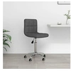 Image de Chaise pivotante de bureau Gris foncé Tissu334314