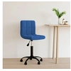 Image de Chaise pivotante de bureau Bleu Velours