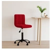 Image de Chaise pivotante de bureau Rouge bordeaux Velours334362