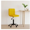 Image de Chaise pivotante de bureau Jaune moutarde Velours334363