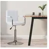 Image de Tabouret de bar Blanc Similicuir334563