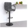 Image de Tabouret de bar Gris clair Tissu334625
