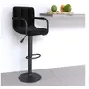 Image de Tabouret de bar Noir Tissu
