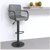 Image de Tabouret de bar Gris clair Velours334648