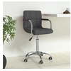 Image de Chaise pivotante de bureau Gris foncé Tissu334668