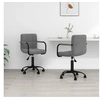 Image de Lot de 2 chaise interieur non pliable H. 76 cm en plastique gris