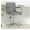 Image de Chaise pivotante de bureau Gris clair Tissu