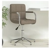 Image de Chaise pivotante de bureau Taupe Tissu