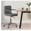 Image de Chaise pivotante de bureau Gris clair Tissu334791