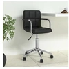 Image de Chaise de bureau pivotante Noir Similicuir