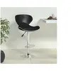Image de Tabouret de Bar Siège de Pub Chaise Pivotante de Bar Tabouret de Comptoir Siège de Bistrot Hauteur Réglable Noir Similicuir 335130