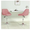 Image de Lot de 2 chaise H. 62.5 cm non pliable en plastique interieur rose
