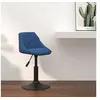 Image de Tabouret de bar Bleu Velours335320