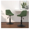 Image de Lot de 2 chaise en plastique non pliable H. 62.5 cm interieur vert