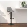 Image de Tabouret de bar Gris clair Velours335338