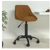Image de Chaise de bureau interieur non pliable en plastique H. 67.5 cm marron