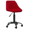 Image de Chaise de bureau en plastique non pliable H. 67.5 cm interieur rouge